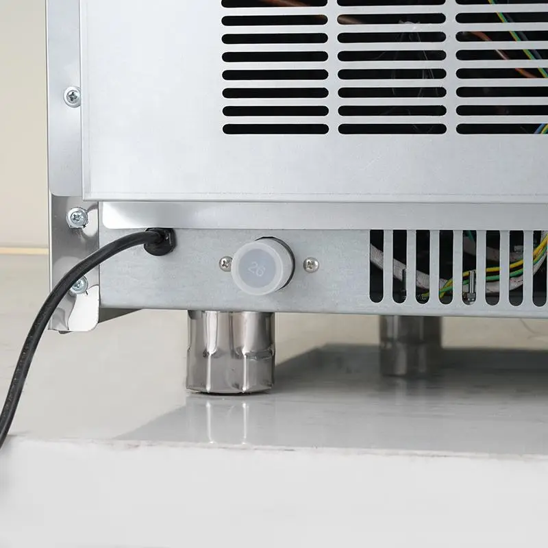 Commercial Electric Ice Maker Machine Stainless Steel Counter Freestanding Cube Ice 160Kg/Day Capacity Hotel 220-240V 500W — image 6