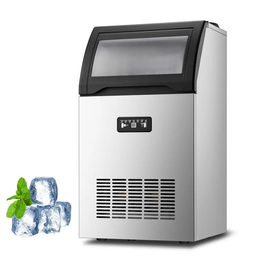 China Manufacturer Automatic Add Water Commercial Electric Ice Cube Generator Machine — view 1