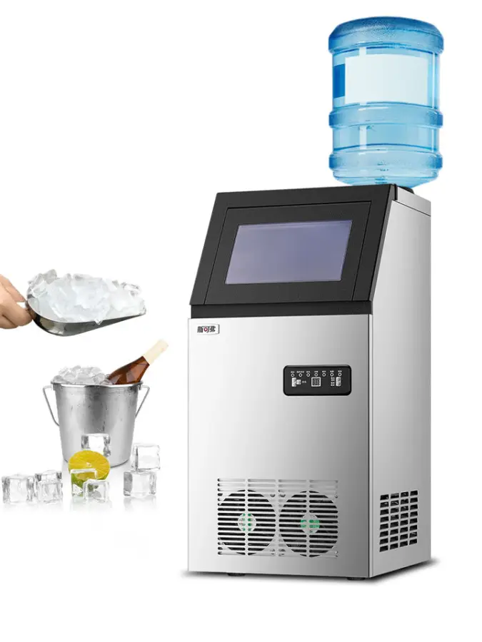 20KG 25KG 30KG 35KG 40KG 60KG 110V 220V Commercial Efficient Ice Making Machines Using Commercial Ice Cubes for Bars — image 3