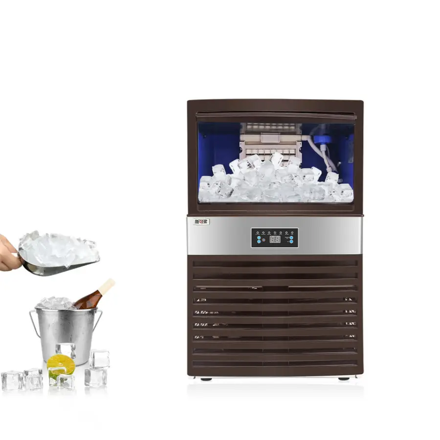 Hot Sale Commercial Ice Machines 220V Utility Square Ice Maker 20kg Industrial Application for Business Storage — image 2