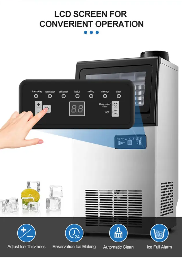 Commercial Ice Cube Maker 30 kg 60kg 100kg 300kg China Best Factory Energy Saving Price Maker Machine for Drinks — image 5