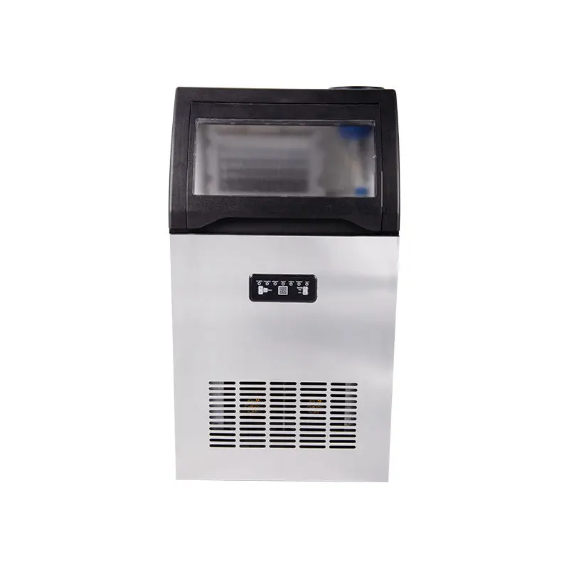 High Performance 110v/220v Commercial Ice Cube Maker for Restaurants Bars Coffee Shops Milk Tea Rooms Electric for House — view 1