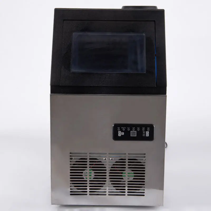 Compact Household Countertop Mini Ice Cube Maker Electric Home Automatic Compressor Cooling for Hotels — image 7