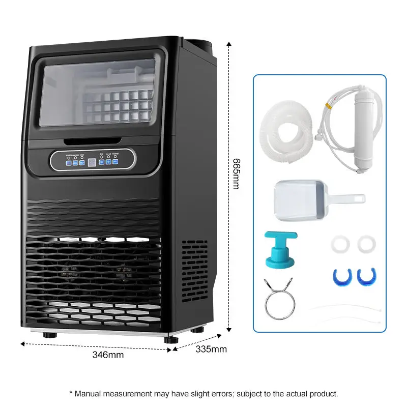 2026 New Factory Cheap Portable Counter Top Quiet Super Fast Ice Maker Machine Cube Shape for Home Restaurant Bar Hotel Use — image 4