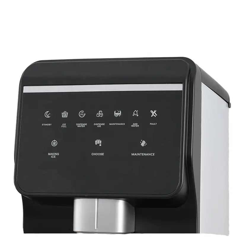 Electric Countertop 25kg/Day Fast Ice Making Soft Chewable Household Hotel Use Touch Screen Control Air Cooling Nugget I — view 3