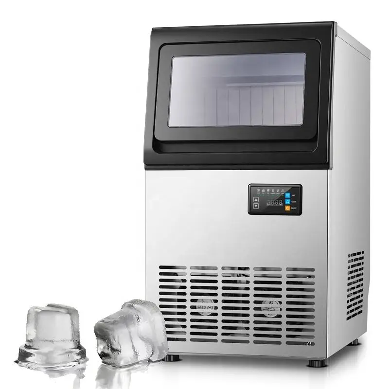 SKOFO 30kg/day Gourmet Spray Ice Maker Electric Stainless Steel English Interface Class A+ Energy Efficiency for Commerc — view 1