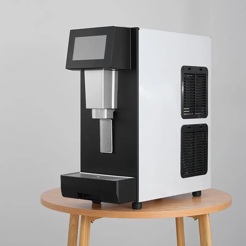 Commercial Portable 40-50kg/24H Countertop Electric Self-Cleaning Machine for Coffee Shops and Households Nugget Ice Mak — view 2
