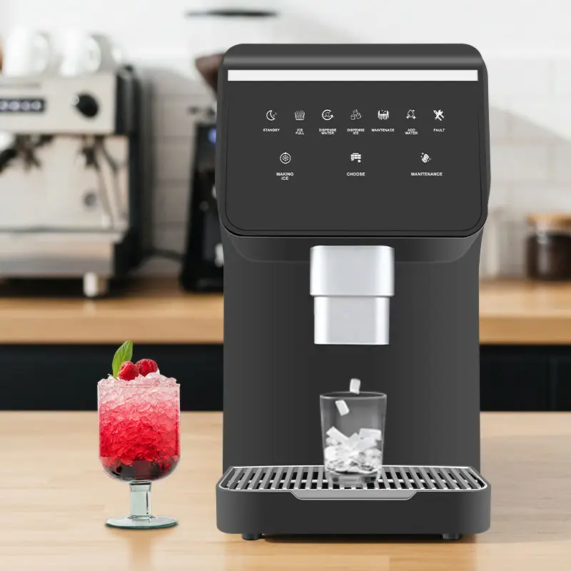 Commerical Nugget Pellet Chewable Ice Maker Dispenser for Cafe, Office Building — image 3