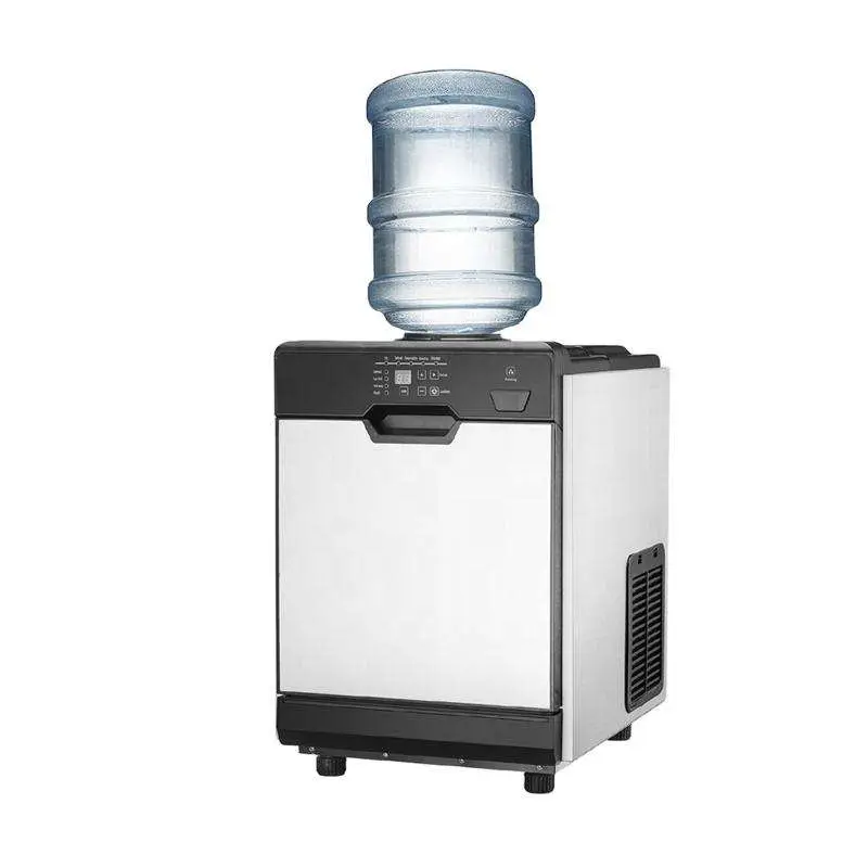 Big 30Kg/Day Capacity Electric Plastic Countertop Ice Maker for Commercial Hotel Household Use Nugget Style Energy Effic — view 1
