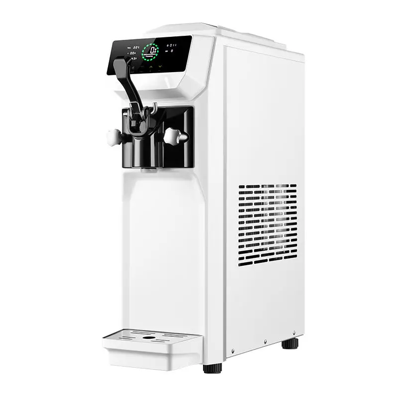 Electric Ice Cream Display Freezer Automatic Commercial Stainless Steel 220V Air-Cooling Ice Cream Machine Maker 12-14L/H — image 6