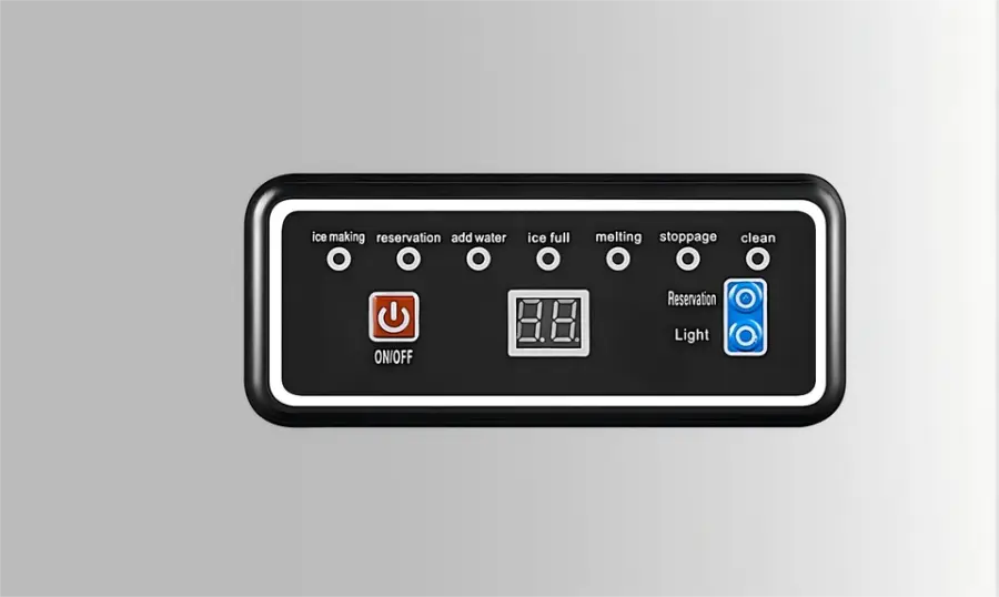 SKOFO 30Kg/Day Electric Portable Stainless Steel Nugget Ice Maker Class Energy Efficiency Touchpad Control for Commercial — image 5