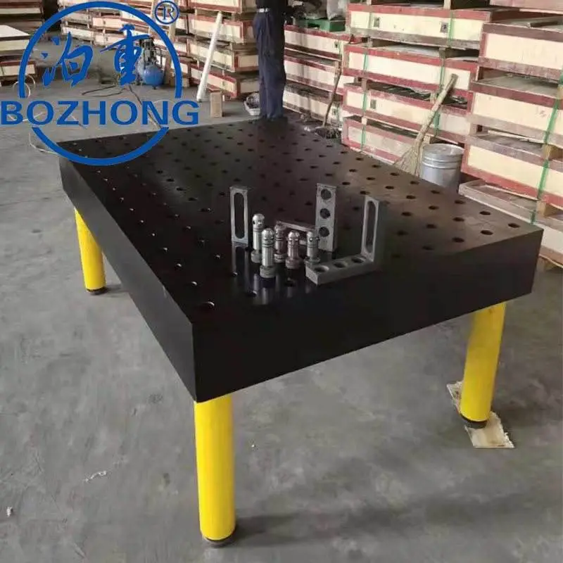 Promotion Steel Welding Table Welding Table Fixture 3D Flexible Platform for Cast Iron — view 3