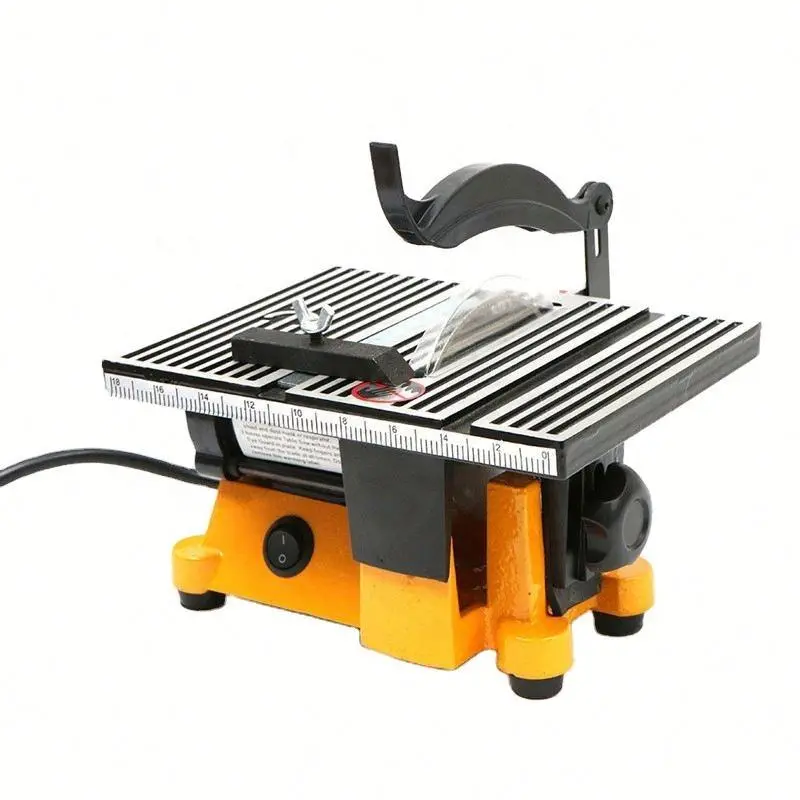Electric Potable 60W Multifunction Mini Bench Saw for Cutting Copper Aluminium DIY Model Cutting Mini Table Saw for Wood — view 1