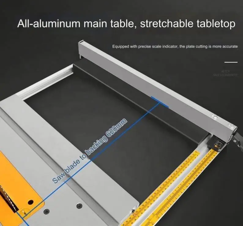 10 Inch Portable Table Saw Retractable Table Saw Board Cutting Line Cutting Saw Router Platform for Woodworking — image 6