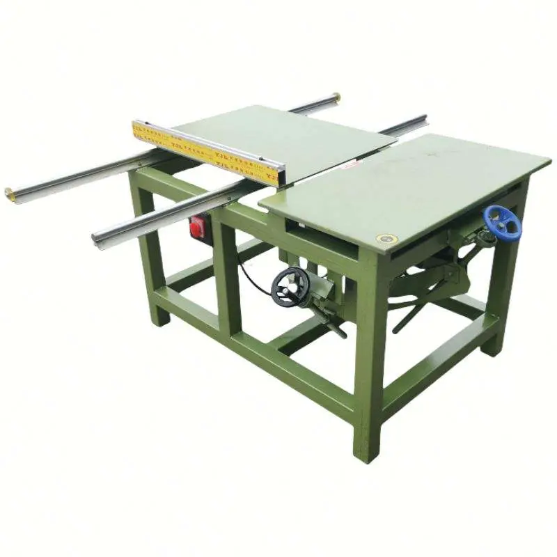 Board Precision Push Panel Sliding Wood Slide Rail Saw Table Cutting Machine 45 Degree Angle Cutting Sawing Machine — image 3