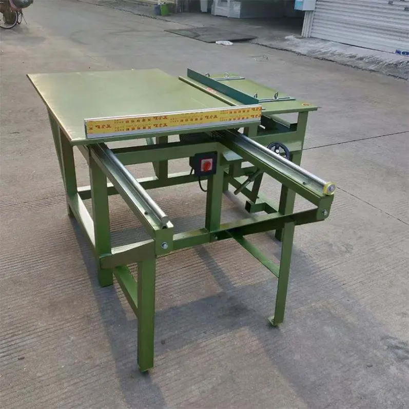 Board Precision Push Panel Sliding Wood Slide Rail Saw Table Cutting Machine 45 Degree Angle Cutting Sawing Machine — image 4