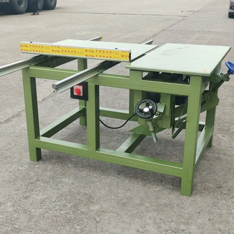 Board Precision Push Panel Sliding Wood Slide Rail Saw Table Cutting Machine 45 Degree Angle Cutting Sawing Machine — image 6