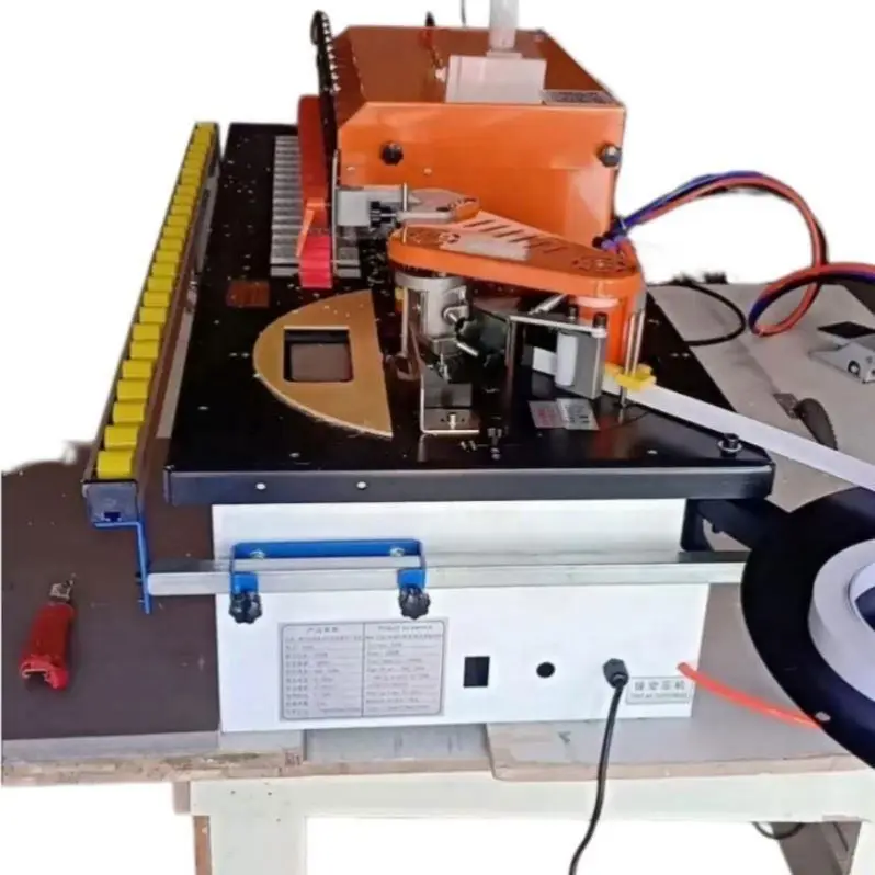 Portable Small Edge Banding Machine with Speed Control & Press — image 2