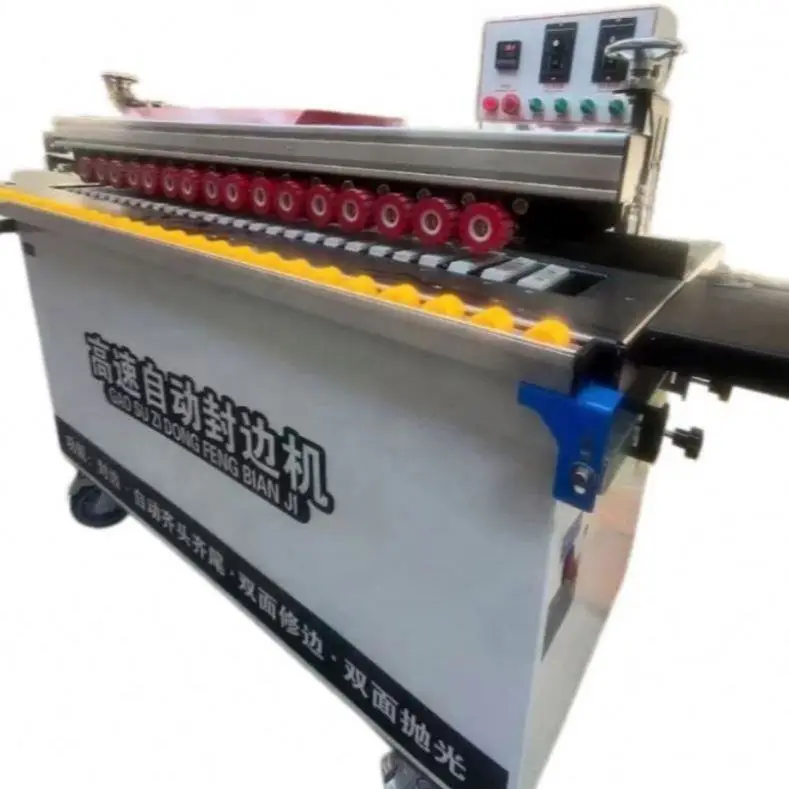 Portable Small Edge Banding Machine with Speed Control & Press — image 4