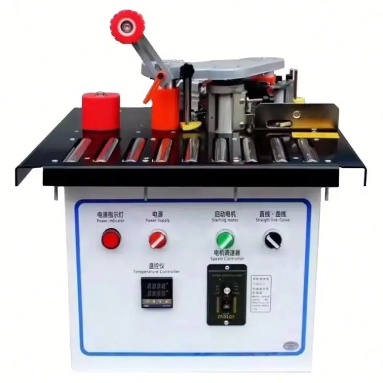 Edge Bander for Woodwork with Edge Trimmer Cutter Edge Banding Machine — view 1