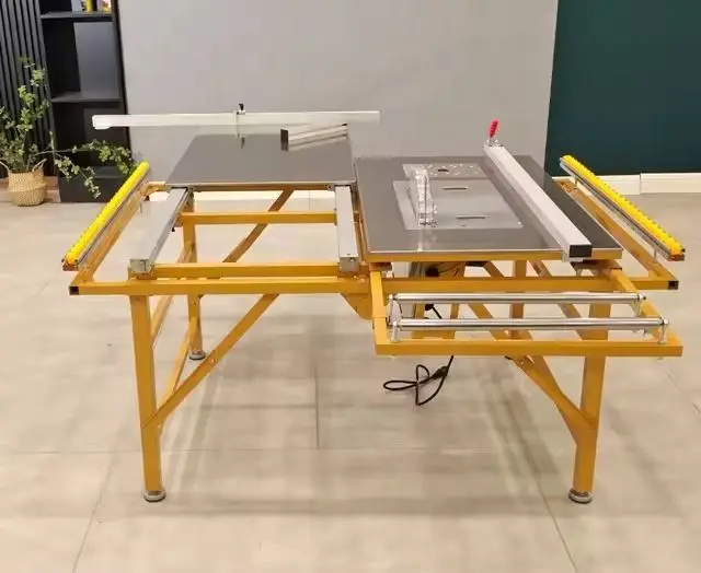 Vertical Wood Table Saw Machine Mini Multifunction Sliding Panel Double Blade Hot Sale Motor Core Best Seller — image 5