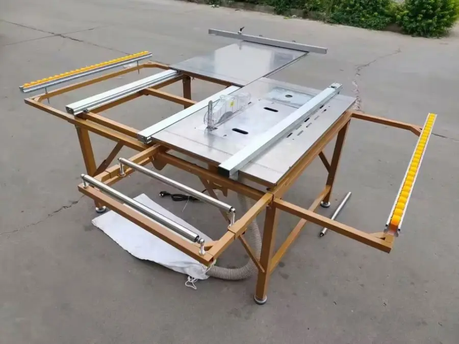 Vertical Wood Table Saw Machine Mini Multifunction Sliding Panel Double Blade Hot Sale Motor Core Best Seller — image 7