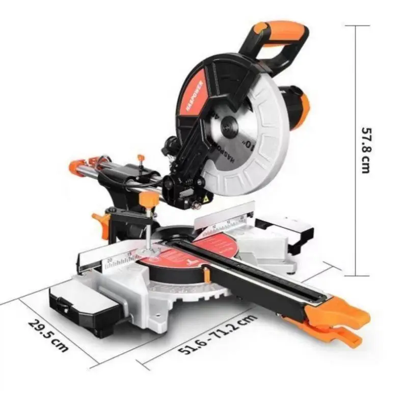 Miter Saw Electric Power Tools Miter Saw Mini Wood Saw Electric Power Saw Sliding Aluminum Cutting Miter Saw — image 3