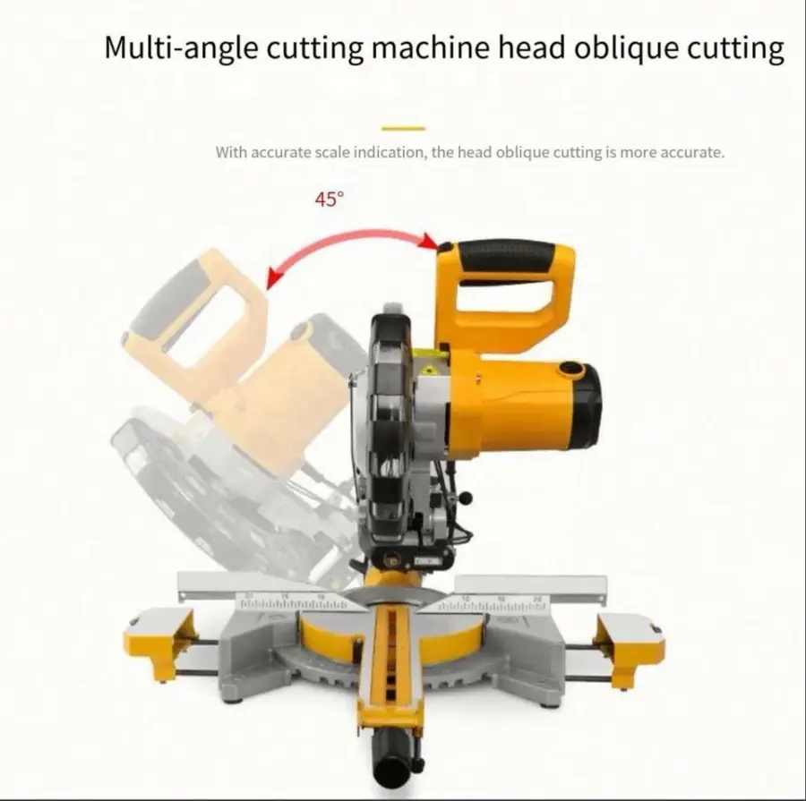 10inch Vertical Panel Saw High Precision Compound Electric Saw 24kW Motor for Metal Cutter Woodworking Multiple Applications — image 3
