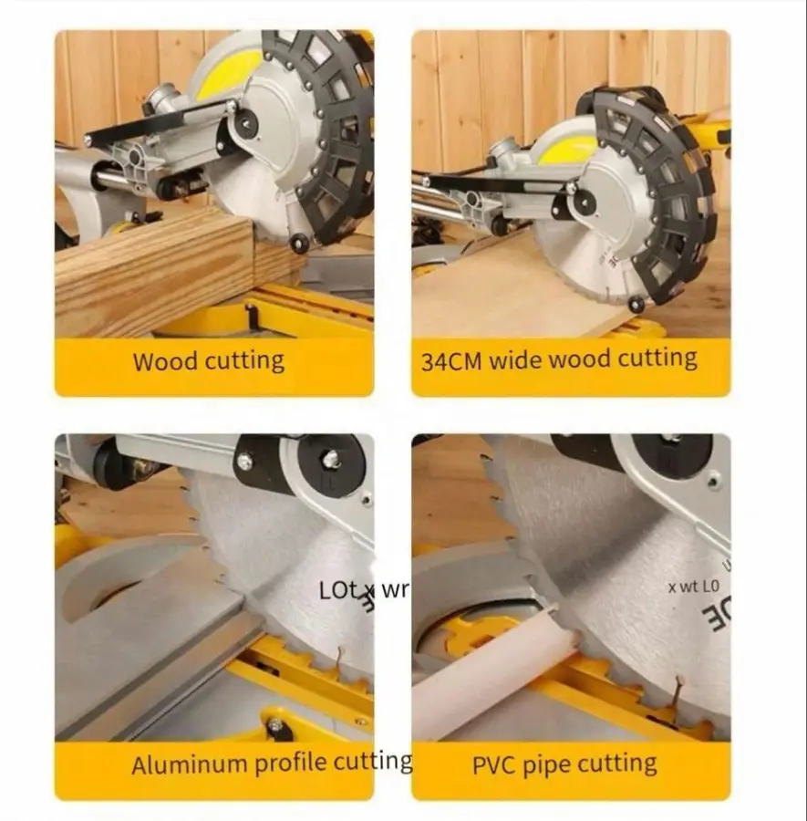10inch Vertical Panel Saw High Precision Compound Electric Saw 24kW Motor for Metal Cutter Woodworking Multiple Applications — image 5