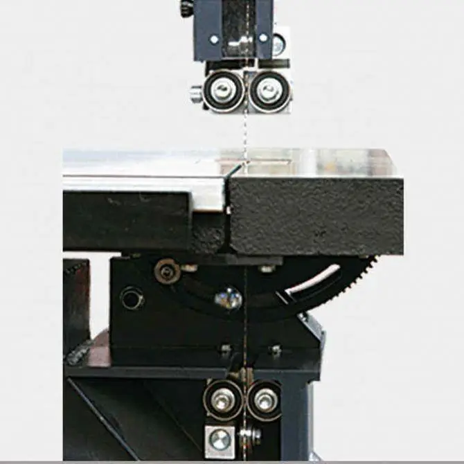 Electric 220V Woodworking Band Saw Vertical MJ345 Wood Cutting Machine with 45 30 Degree Table Tilt for Cutting Wood Sawmill — image 3