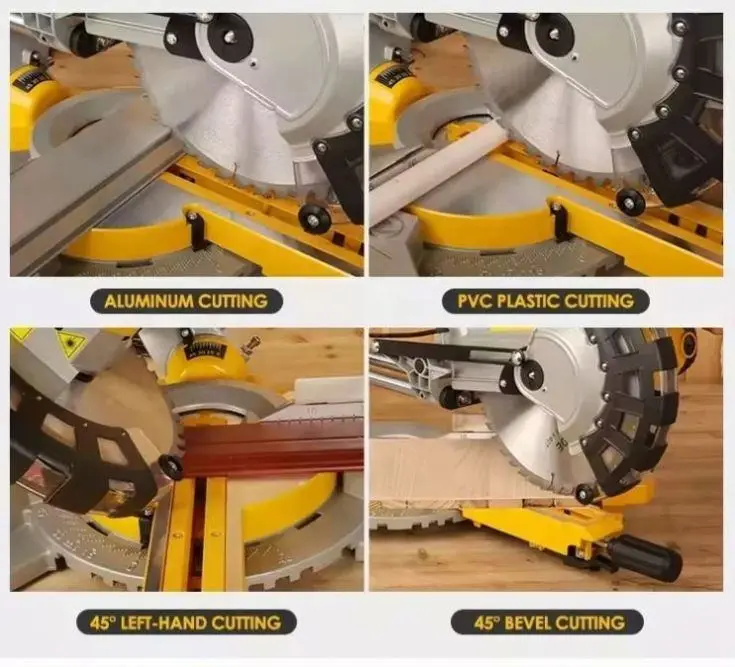 High Quality Multi-Purpose Sliding Miter Woodworking Saw Aluminum Knife for Cutting Herringbone & Plastic Wood Saw Machines — image 4