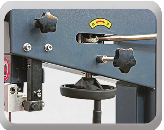 Electric 220V Woodworking Band Saw Vertical MJ345 Wood Cutting Machine with 45 30 Degree Table Tilt for Cutting Wood Sawmill — image 4