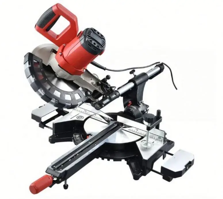 Automatic Hot Sale Mitre Saw Aluminum Alloy Woodworking Angle Cutting Machine Meter Saw Electric Mini Wood Sawing Machine — image 2