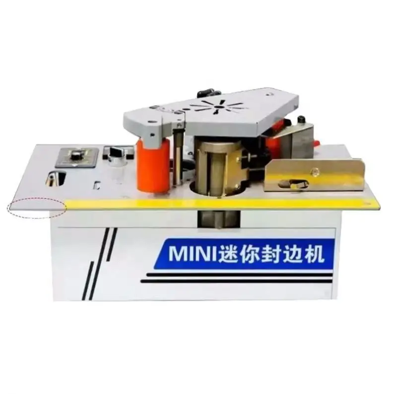 High Quality Automatic Woodworking Mini Edge Banding Machine with PLC and Bearing — view 1