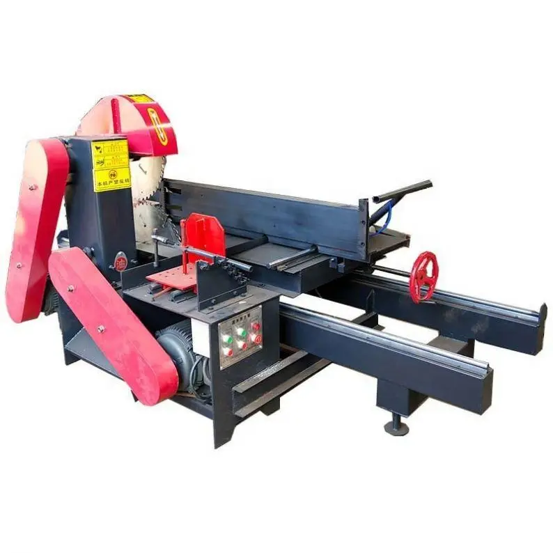Horizontal Round Log Band Saw Wood Cutting Machine Log Cutting Wood Saw Fully Automatic Cutting Board Band Saw Push Tabl — view 1
