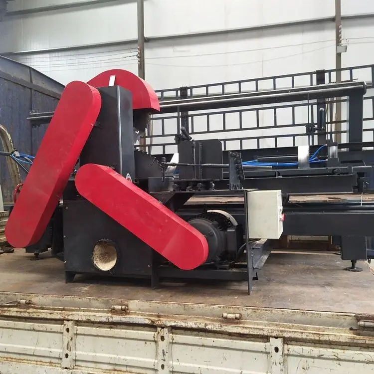 Horizontal Round Log Band Saw Wood Cutting Machine Log Cutting Wood Saw Fully Automatic Cutting Board Band Saw Push Tabl — view 3