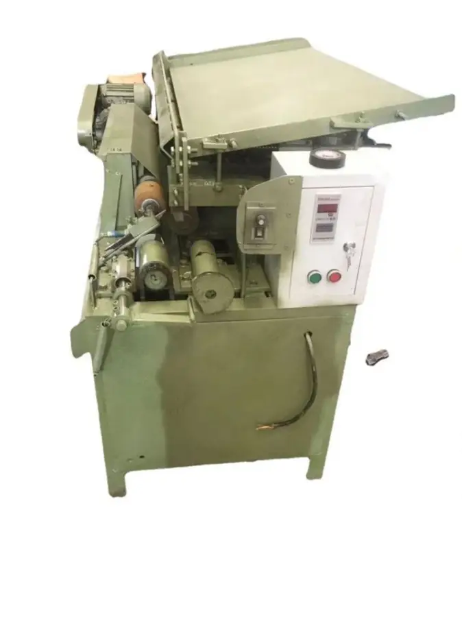 Fully Automatic Motorized Wooden Handle Threading Machine for Mops-Efficient Production of Threaded Handles — image 3