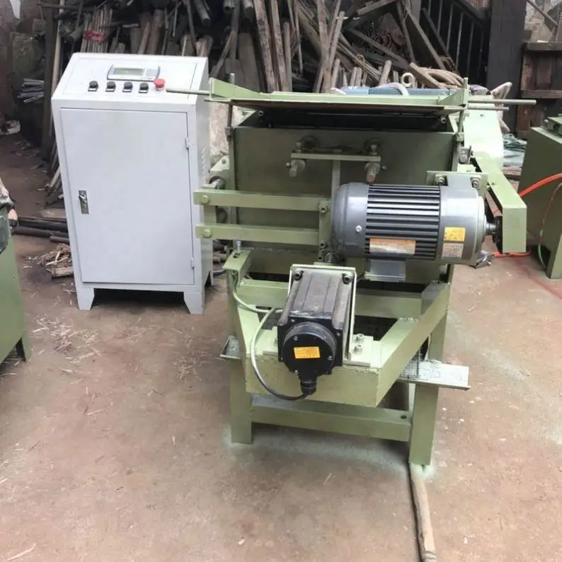 Automatic High Quality Wood Dryer & Waist Drumstick Shaping & Wood Handle Making Machine with Motor 1kw Power for Brushes — image 3
