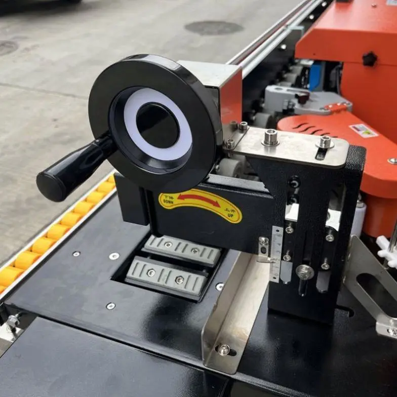 Speed-adjustable Portable Small Circular Board Edge Banding Machine Press Machine Automatic Edge Banding Machine — image 3