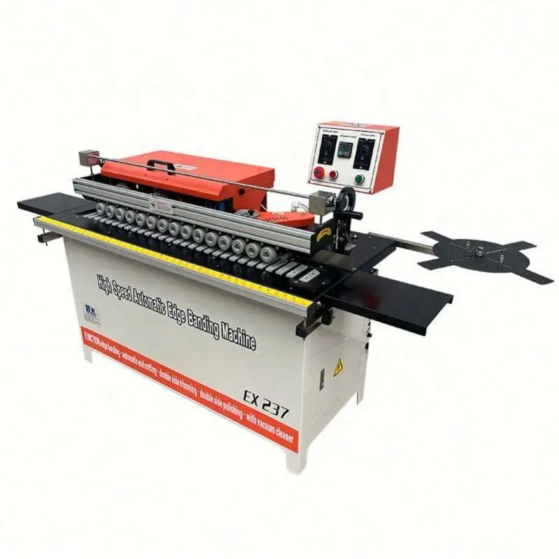 Speed-adjustable Portable Small Circular Board Edge Banding Machine Press Machine Automatic Edge Banding Machine — image 7