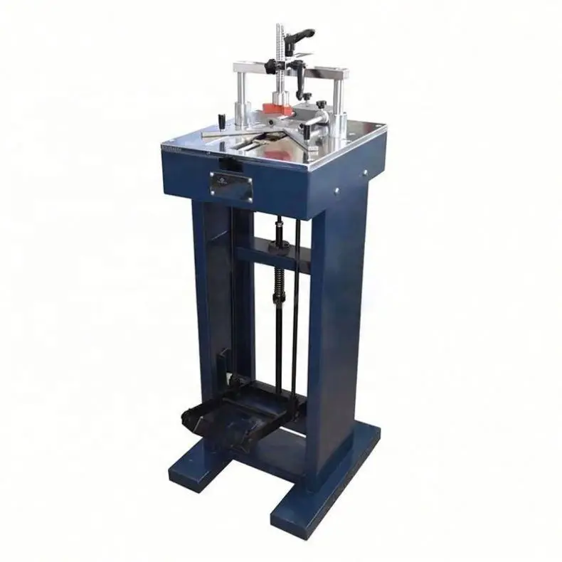Foot Stepping Photo Making Pressing Nailing Machine Picture Frame Jointing Nailing Machine Wood Photo Frame Maker Machin — view 1