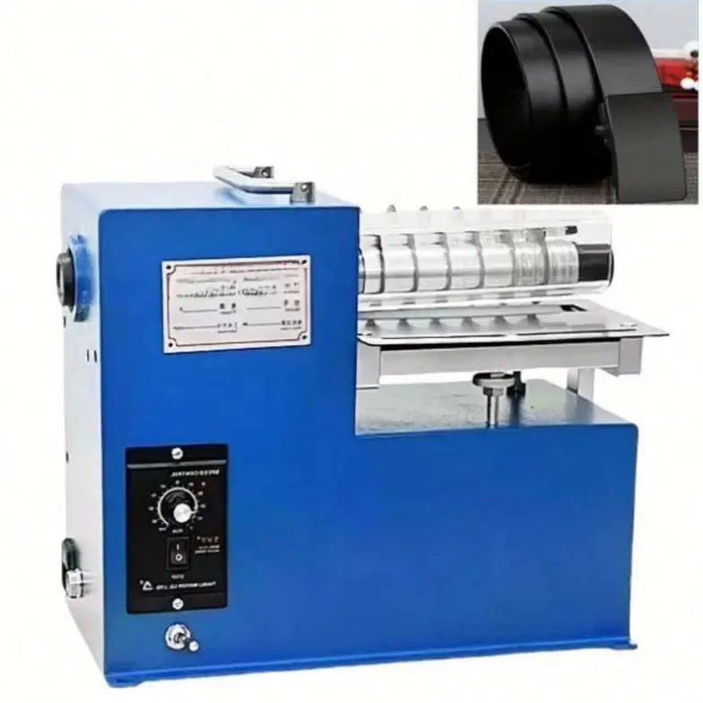 Leather Cutting Strip Machine Shoe Clothing Leather Cut Semi-Automatic Leather Cutting Machine for Sale /splitting Machine — image 2