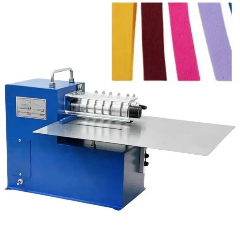 Leather Cutting Strip Machine Shoe Clothing Leather Cut Semi-Automatic Leather Cutting Machine for Sale /splitting Machine — image 6