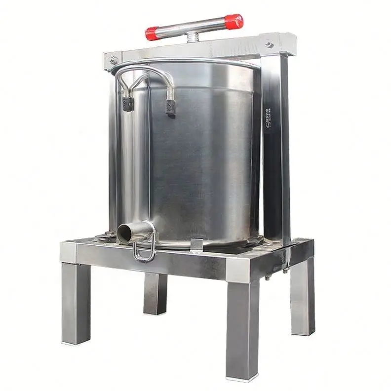 Stainless Steel Manual Operation Fruit Press Juicer Machine Honey Processing and Beeswax Presser — image 2