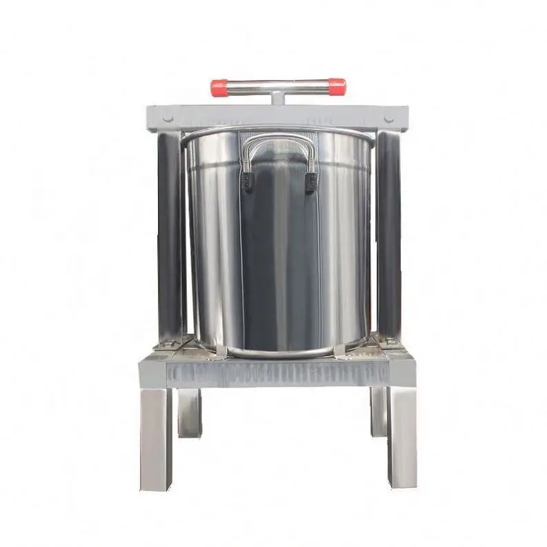 Stainless Steel Manual Operation Fruit Press Juicer Machine Honey Processing and Beeswax Presser — image 3