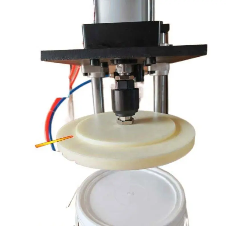 1-25L Electric Semi-Automatic New Capping Machine for Plastic Storage Barrel Caps with 1 Year Warranty — view 6