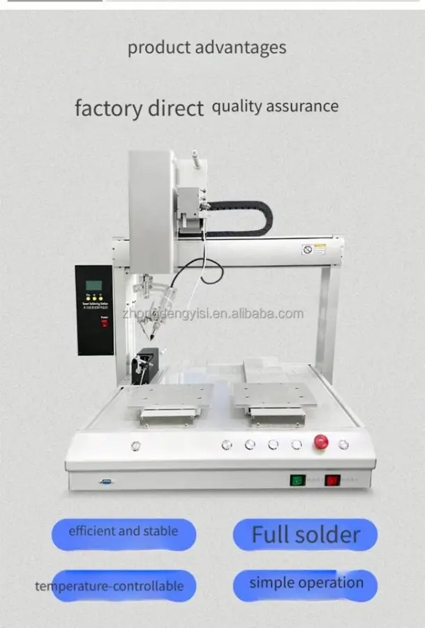 5 Axis Solder Iron Robot Automatic Tin Feeding Machine LED Pcb Soldering Machine for Circuit Board Welding Iron — image 6