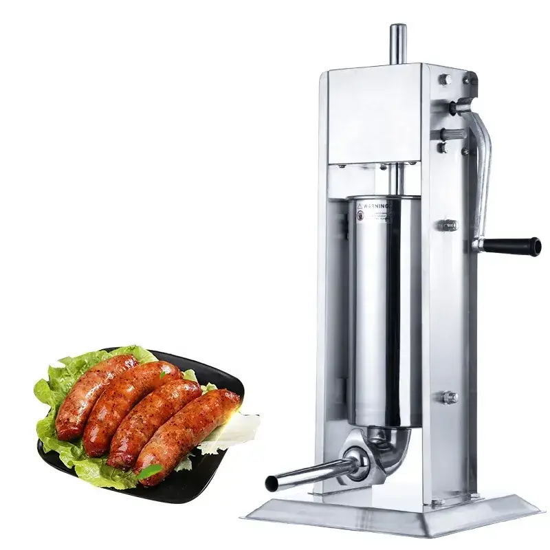 New 7L Sausage Hot Dog Maker Restaurant Commercial Electric Stuffer Machine — view 1
