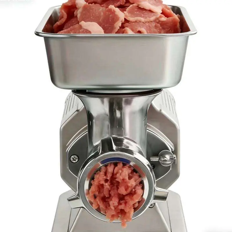 22c Household Restaurant Farm New Electric Meat Grinder Meat Processing Machinery Sausage Machine Cut Vegetable — image 6
