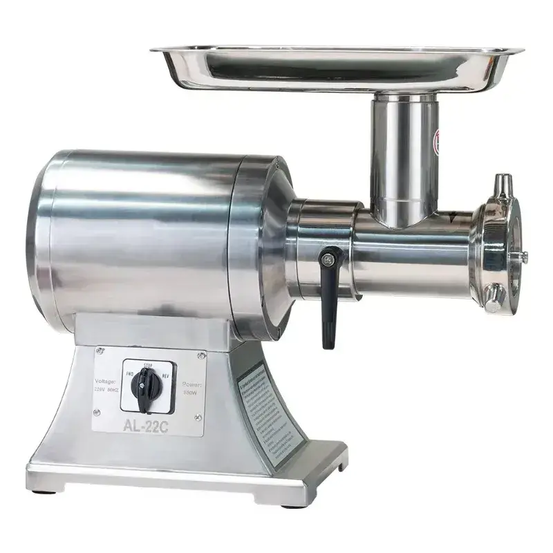 Kj12 Restaurant Professional 304 Stainless Steel Meat Grinder Mincing Chopper Cutting Machine with Reversible Switch — image 6